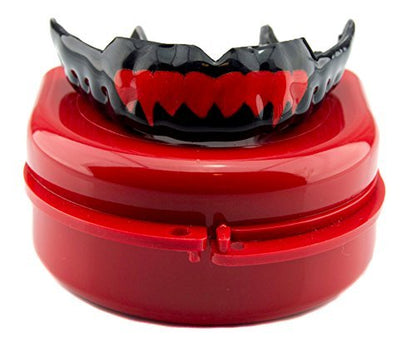 Impact Mouthguard Boxing, MMA, Muay Thai Sports Mouthguards for Youth Adults, Professional Custom-Fit, Red Fangs - color: Red Fangs