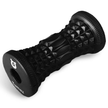 Tumaz Foot Roller for Deep Tissue Massage & Reflexology | Ergonomic Roller | Deep Tissue Massage | Reflexology | Portable Design | Ideal for Foot Recovery - color: Jewel (Black)