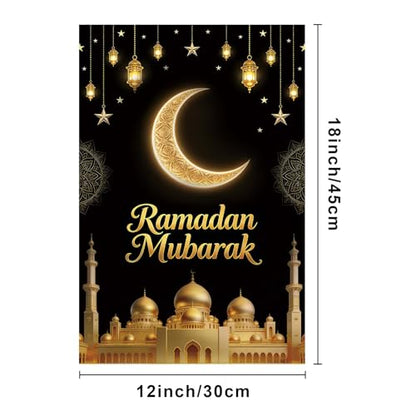 Ramadan Mubarak Garden Flag 12X18 Inch Double Sided - color: E1