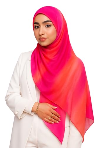 Stylish Premium Modal Viscose Hijabs for Women - color: Citrus Blush