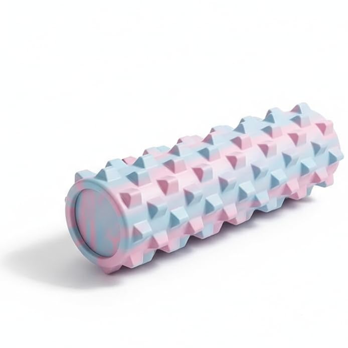 Gradient Foam Roller Deep Tissue Massage - High Density Trigger Point Muscle Roller for Back Pain & Yoga Recovery (2 Pack)