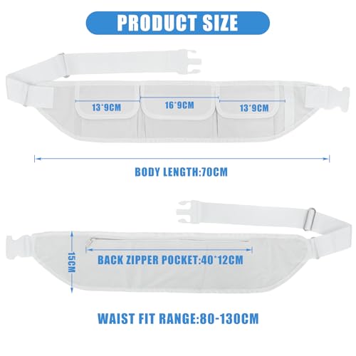 Ihram Belt for Men Umrah,Adjustable Multi-Pocket Belt,for Umrah Essentials Hajj and Outdoor Activities