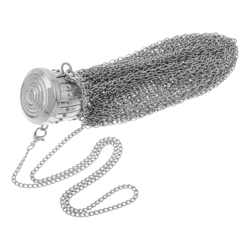 PRETYZOOM Antique Inspired Coin Box: Stylish Double Mesh Purse Twist Lid Closure for Collectors