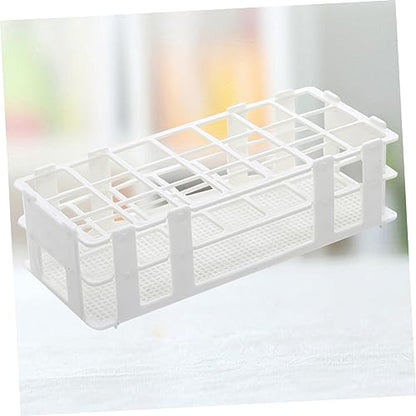Detachable Plastic Test Tube Rack Lightweight Holder for Tubes for School and Laboratory Use Tidy Your Workspace with Slot Design