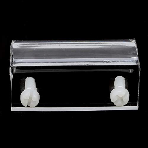 Aquarium Lid Clips, 4pcs Acrylic Aquarium Cover Clip, Clear Fish Glass Cover Clip Support Holder Universal Lid Clips for Rimless Aquariums