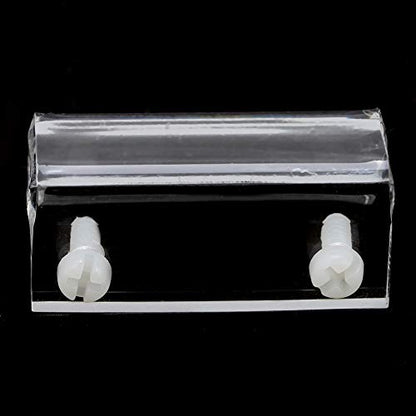 Aquarium Lid Clips, 4pcs Acrylic Aquarium Cover Clip, Clear Fish Glass Cover Clip Support Holder Universal Lid Clips for Rimless Aquariums