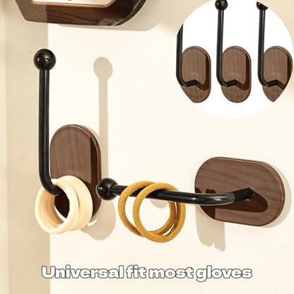 3Pcs Boxing Glove Wall Hooks Sturdy Boxing Glove Stand Wall Mounted Rack for Fitness Centers Easy Installation Universal Display Stand