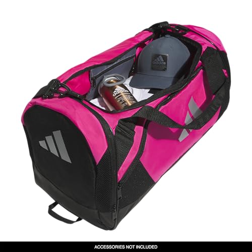 adidas Unisex Team Issue Sports Duffel Bag for Men and Women - color: Shock Pink/2