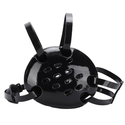 Wrestling Headgear with 11 Holes Adjustable Protective Breathable Ear Guard, Black NBR Sponge Dipped Paint, Chin Pad for Jiu Jitsu, Wrestling, MMA