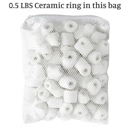 4 x 6 inch Mesh Filter Bags, 10 Pcs Reusable Bags with Zipper, Aquarium Filter Media Bag, Reusable Mesh Bags for Fish Tank Aquarium Filters