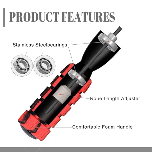 Weighted Cordless Jump Rope, Adjustable Ropes Tangle-Free High Speed Skipping Rope For Fitness Workout Indoor Outdoor, Ropeless Bod Rope Great For Weight Loss Improving Fitness In Small Spaces