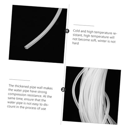POPETPOP 30m Airline Tubing for Aquariums Flexible Silicone Hose for Air Pump Fish Tank Oxygen Supply and Reusable Suitable for Hydroponics and Terrariums