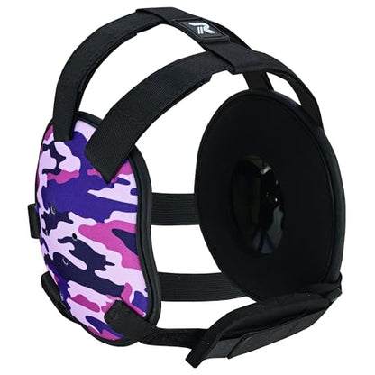 ROAR-INT Kid's Ear Guard BJJ Grappling Head Guard Adjustable Wrestling Headgear For Boys and Girls Earguard MMA Jiu Jitsu (Pink-Camo) - color: Pink-camo