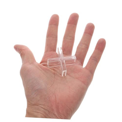 MAGICLULU Aquarium Clips Glass Connector Clamp Multi-functional Glass Fixing Clamps for Tank Lid Decor Bracket
