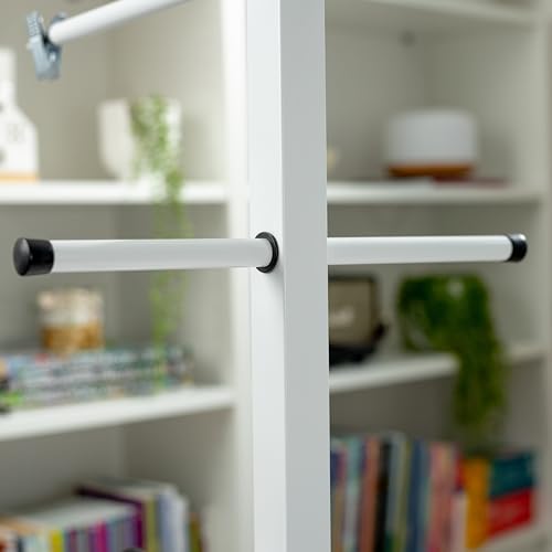 Ceaz Hockey Gear Drying Rack - Metal Tree Dryer Stand for Hockey Equipment - Organizer to Dry and Store Sports Gear - Includes Skate Sharpening Tool and 6 Hanging Clips