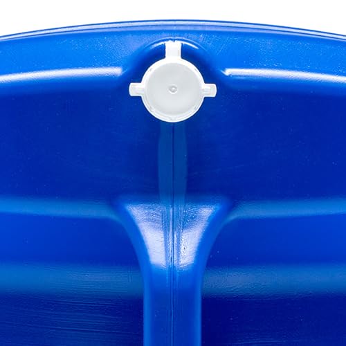 WaterPrepared ReadyJug 7 Gallon Water Storage Container with Built-In Spigot, Blue - Stackable Portable Emergency Tank for Camping