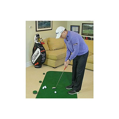 Big Moss Golf Competitor V2 Series 3' X 9' Practice Putting Chipping Green with 3 Cups