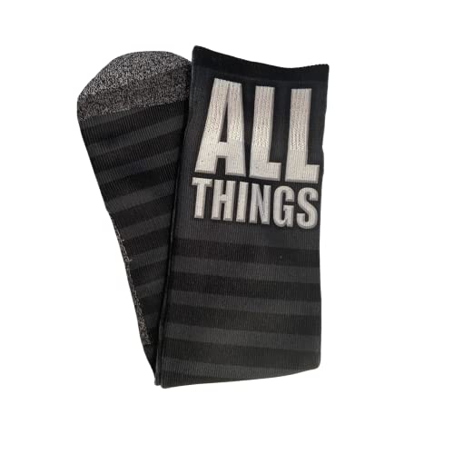 Men's – Christian Crew Socks for Men with Scripture | Moisture-Wicking | Easter Gift Idea - color: Philippians 4:13