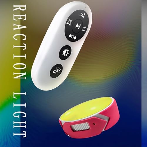 OVARIA Speed Agility Training Lights, Reaction Training Equipment with Remote Control, Portable Sports Fitness Trainer for Basketball, Soccer and Lacrosse (Size : 6) - size: 6