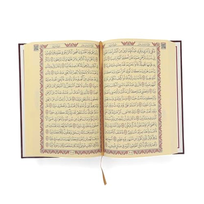 FURKAN The Noble Qur'an Arabic Large Size, Al Quran Al Karim, Islamic Gift, Gift for Men & Women, (6.7x9.5″) Hardcover Quran - Pink - color: Pink