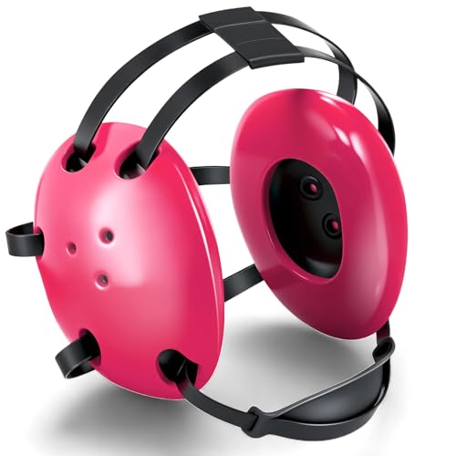 Halloscume Kids Wrestling Headgear with Adjustable Ear Guard Straps MMA Jiu Jitsu Grappling Protective Headgear for Youth Adults Men Women Comfortable Training & Tournament - color: Pink/Black