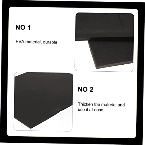 Totority 5pcs Aquarium Insulation Pad Non-Skid Shock-Absorbing Fish Tank Cushion Thickened Black Pad for Leveling and Heat Resistance Under Tank Mat
