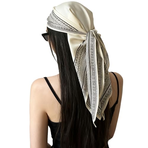 Head Scarf Triangular Scarf Belt Wrap Hairscarf Fashion Scarves Hair Wrapping Scarfs Night Sleeping Headscarf B05 - color: B055