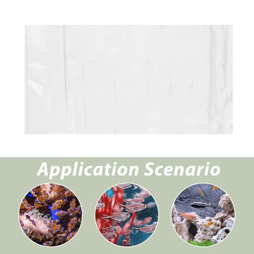 50pcs Live Fish Transport Bags 30x60cm 12mil Thick Oxygen-sealed Plastic Packaging for Aquarium Fish and Aquatic Plant Shipping for Pet Stores and Hobbyists