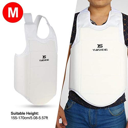 DAUERHAFT Taekwondo Karate Chest Guard Boxing Vest Unisex Adult Child Breast Protector Comfortable Breathable Chest Rib Guard