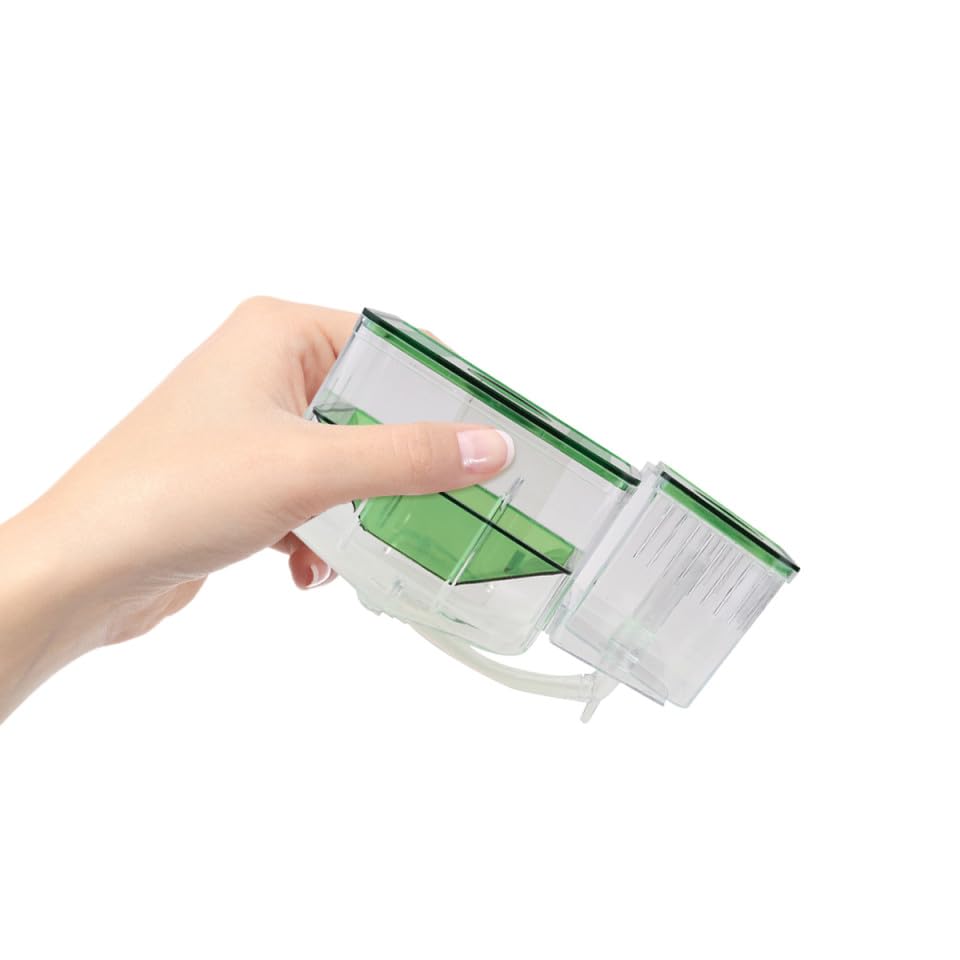 Balacoo Self Guided Acrylic Fish Breeding Tank Isolation Box for Aquarium Transparent Incubator with Isolated Compartments to Protect Juvenile Pregnant Fish and Shrimp Enhances Survival
