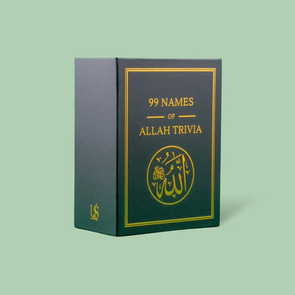 The 99 Names Allah 트리비아 카드 | 이슬람 트리비아 카드 게임 | 프리미엄 품질 | 자석 상자 | 무슬림을 위한 이슬람 선물 - style: 알라의 99가지 이름