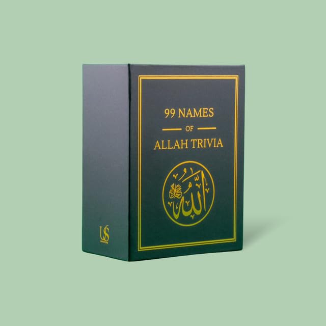 The 99 Names Allah Trivia Cards | Islamic Trivia Card Games | Premium Quality | Magnetic Box | Islamic Gifts for Muslims - style: 99 Names of Allah