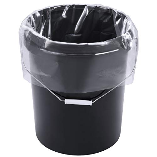 5 Gallon Bucket Liner Bags for Marinating and Brining, Food Grade, BPA Free, Extra Heavy Duty Leak Proof, Great for Food Storage, Ice Bucket, 4Mil, Pack of 12