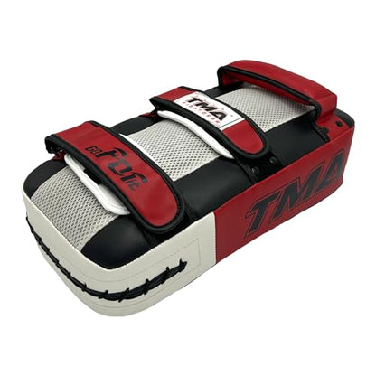 TMA Muay Thai Pad for Training, Curved Kickboxing Kicking Strike Shield, Coaching Kick Boxing, MMA, Martial Arts, Karate, Taekwondo, Punching, Foot, Knee and Elbow Target (1 Pcs Sold AS Single)