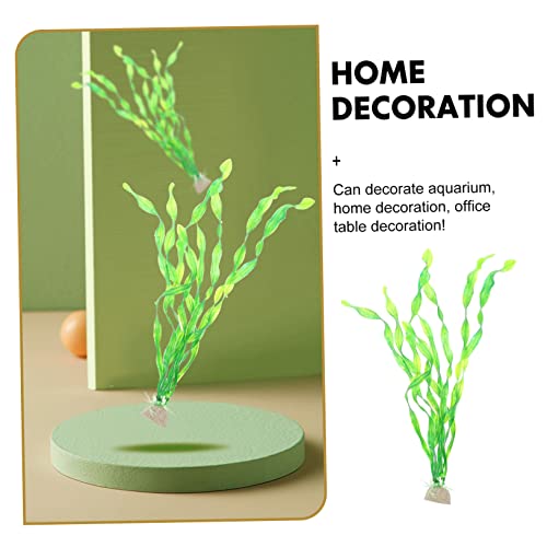 BESPORTBLE 10Pcs Realistic Underwater Kelp Grass Aquarium Landscape Props Fish Tank Water Plants Decor for Natural Fish Habitat and Home Desktop Decoration