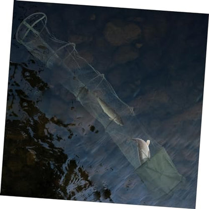 Yardwe Collapsible Fishing Net Lightweight Mesh Tuck Net for Fish Shrimp Use Fishing Tool for Lakes Rivers Sea - size: 200.00X30.00X30.00CM