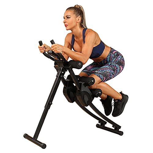Ab Machine Multi-Functional Exercise Equipment for Home Gym, Height Adjustable Abs Workout Equipment