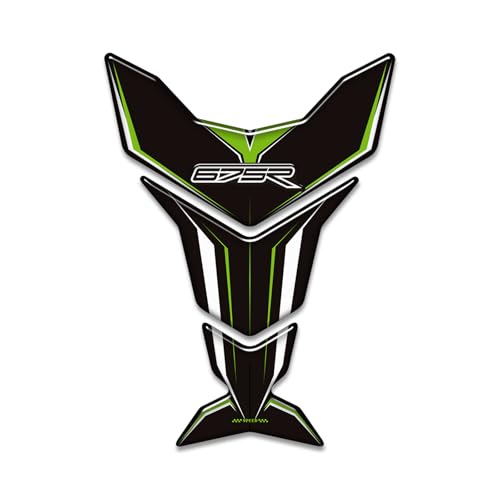 Motorcycle 3D Tank Pad Compatible with Triumph Street Triple Daytona 675 765R RS Stickers Gas Kit Knee Fish Bone Tank Pad Decals Fit for 675 765 R RS Stickers Decals Tank Protection Waterproof (A-19) - color: A-19
