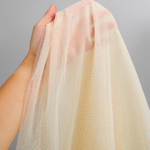 1pc Fall/Halloween Table Runner 10 ft Gold Metallic Foil Sheer - color: White