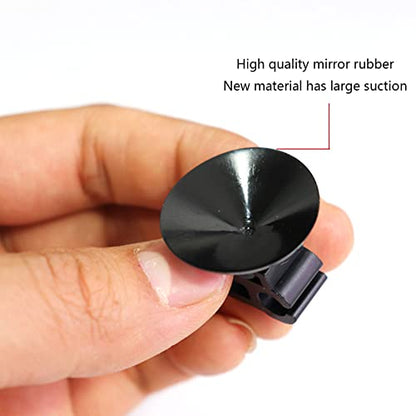 5pcs Aquarium Suction Cups Fish Tank Tube Open Clip Fixing Clamps Holder for Air Line Hose Aquarium Heat Clip Fish Tank Clip Tube Holder Fish Tank Clip for Lid, Black