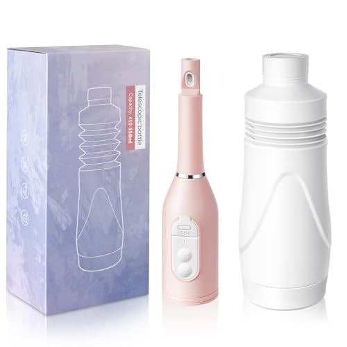 Portable Bidet for Women, 550ml Portable Bidet for Travel, Rechargeable Peri Bottle for Women, Providing to 70 Uses, IPX7 Waterproof for Postpartum Care, Personal Hygiene Cleaning, Perineal