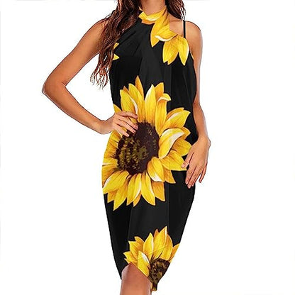 Women Swimwear Pareo Beach Cover Up Bikini Sarong Swimsuit Wrap Skirts - color: Color280