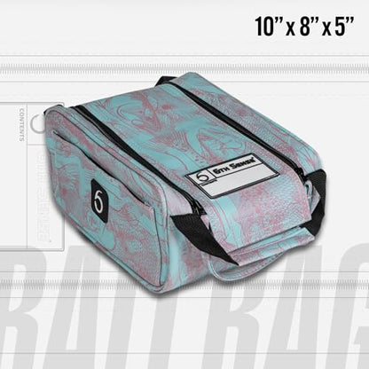 6th Sense – Bait Bag – Soft Plastic Storage Bag – Holds 15 to 20 Packs – Tackle Organizer – Clear Label Window - color: Clear