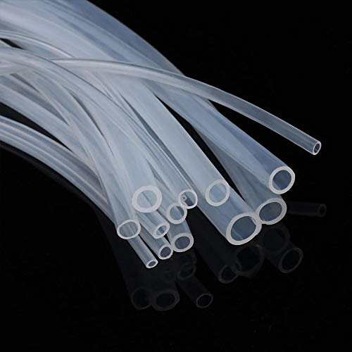 1/16" ID Silicone Tubing, Food Grade 1/16" ID x 1/8" OD 3 Feet Length Pure Silicone Hoses High Temp for Home Brewing Winemaking - size: 1/16"ID x 1/8"OD, style: 3 Feet Length