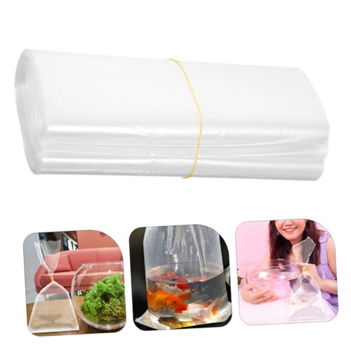 50pcs Fish Packing Pouches Aquarium Shipping Bags for Safe Transport of Live Fish and Shrimp Leakproof Design Stable Bottom Easy to Carry