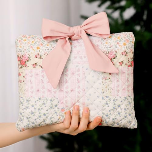 Honoson Quilted Bible Cover Case Book Sleeve,Assorted Floral - style: Assorted Floral