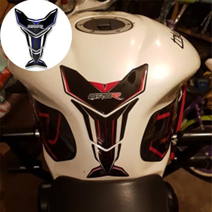 Motorcycle 3D Tank Pad Compatible with Triumph Street Triple Daytona 675 765R RS Stickers Gas Kit Knee Fish Bone Tank Pad Decals Fit for 675 765 R RS Stickers Decals Tank Protection Waterproof (A-15) - color: A-15