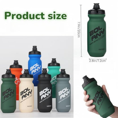 20oz Lightweight Sports Water Bottle PP Material BPA Free Squeeze Jet Straight Drink Cup Portable Outdoor Cycling Bottle (Off-white) - color: Off-white