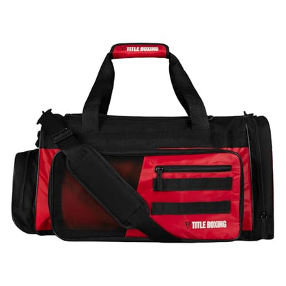 Title Boxing Active Duffle Bag (Black/Red) - color: Black/Red