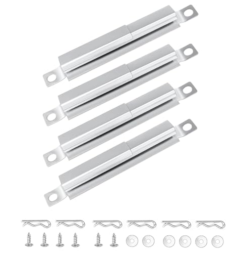 4-Pack Universal Carryover Tube for Char-Broil Gas Grill | 304 Stainless Steel, Universal for 4-5 Burner Grills (Charbroil/Nexgrill), Easy Installation, adjustable length - size: 4 Pack